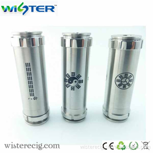 Stainless Steel Airflow Hole Adjustable Mech Mod, Buagua Mod